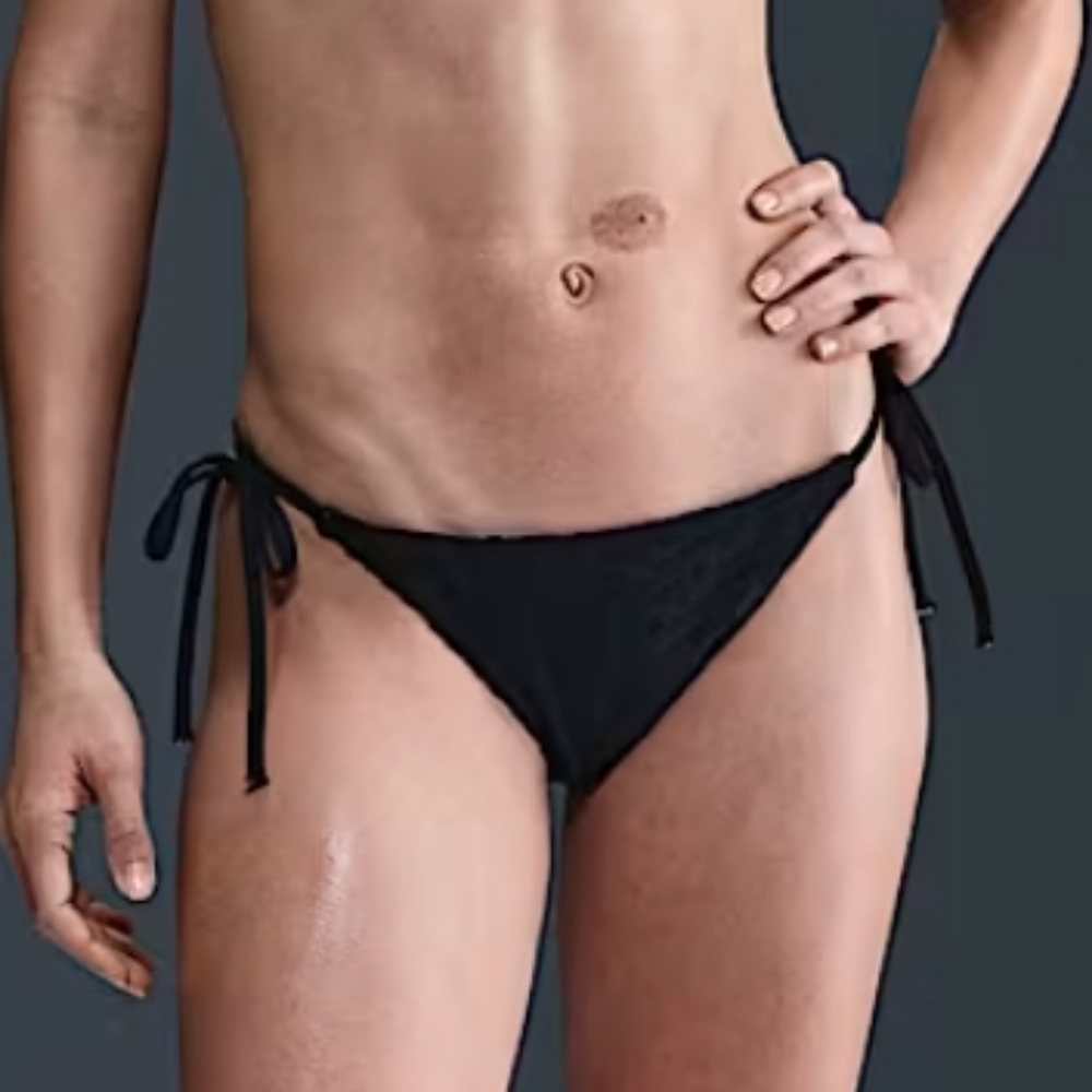 Nike Swim Swoosh Link Womens Terry Tie String Bikini